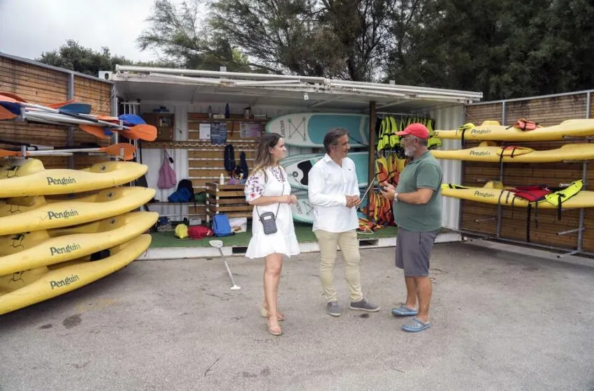 El préstamo gratuito de canoas en Punta Parayas lleva cerca de 1.600 usuarios