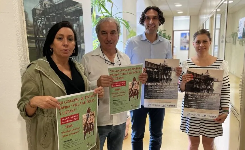  ASTILLERO Y POTES VUELVEN A HERMANARSE EN EL CONCURSO DE PINTURA RÁPIDA AL AIRE LIBRE