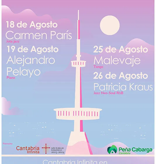  El ciclo de conciertos ‘Cantabria Infinita. Panorámica 2023’ acercará por primera vez la música en directo a Peña Cabarga