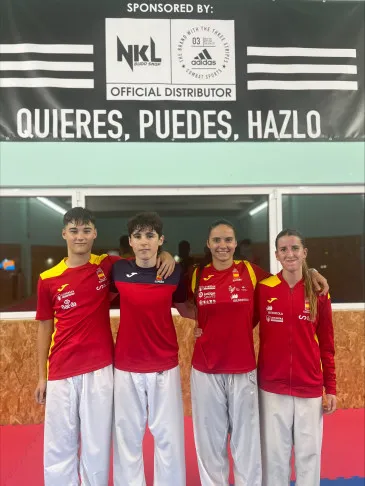 4 karatecas del Club Kime de Boo de Piélagos convocados por la Selección española