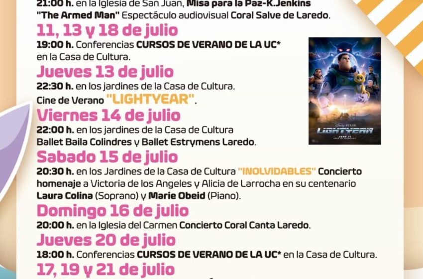 El Ayuntamiento de Colindres desarrolla un ambicioso programa cultural para este verano.