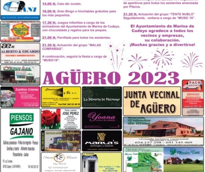 Fiestas de Nuestra Señora del Rosario – Agüero 2023
