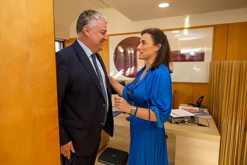 Agüeros analiza con Igual el escenario económico de los principales acuerdos entre el Gobierno y el Ayuntamiento de Santander