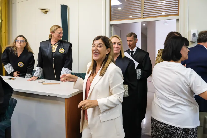 La presidenta Buruaga asiste a la apertura del Año Judicial en Cantabria