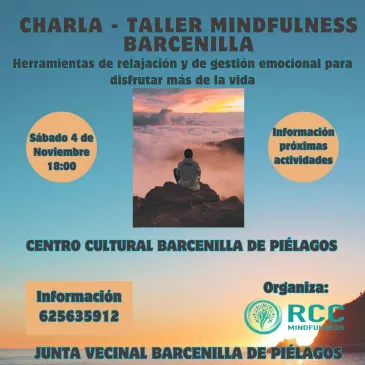  El Centro cultural de Barcenilla acogerá este próximo sábado una charla-taller de Mindfulness