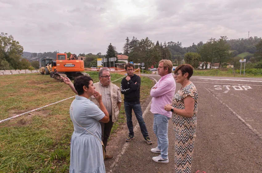 El inicio de las obras para evitar las inundaciones en Caranceja acaba con el miedo de los vecinos