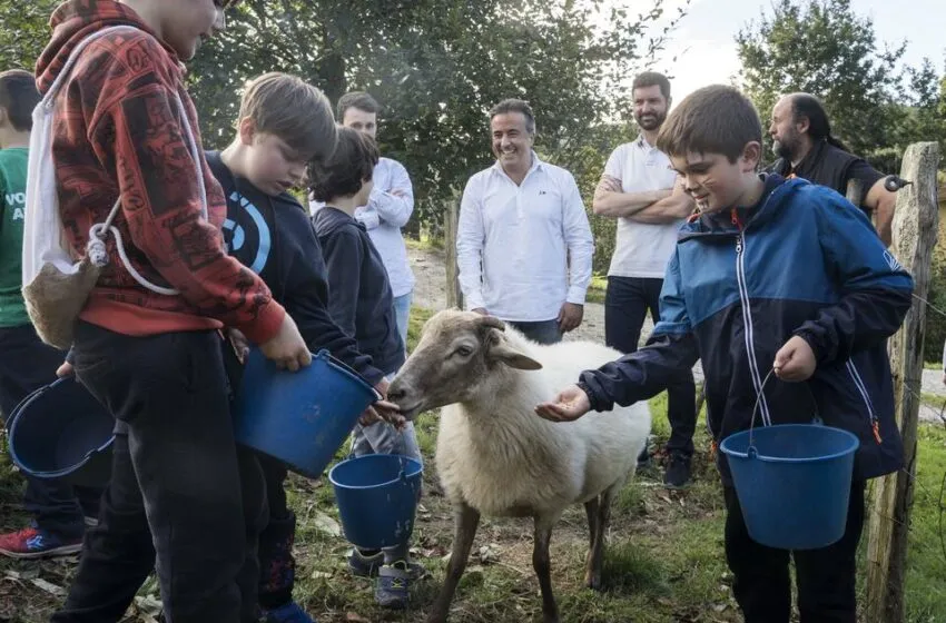 Movellán traslada a los niños la “importancia” de cuidar y respetar al medio ambiente y los animales en la clausura de la Granja Escuela