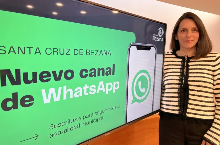  Santa Cruz de Bezana estrena canal de WhatsApp para mantener “mejor informados” a los vecinos