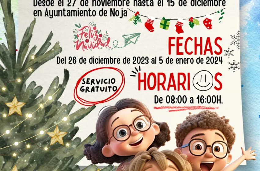  El Ayuntamiento abre el lunes el plazo de solicitud para el Servicio de Conciliación de la vida familiar, personal y laboral durante las navidades