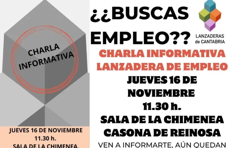 Noticias de Cantabria | El Cántabro | Charla informativa sobre la Lanzadera de Empleo del Ayuntamiento de Reinosa