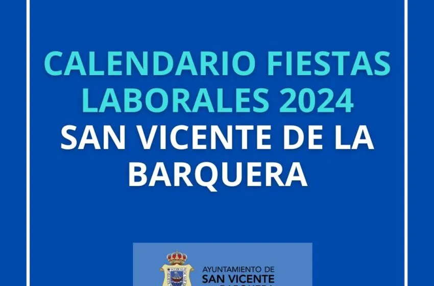 CALENDARIO DÍAS FESTIVOS 2024.