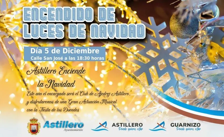 Noticias de Cantabria | El Cántabro | ASTILLERO Y GUARNIZO ILUMINAN LA NAVIDAD EL MARTES 5 DE DICIEMBRE