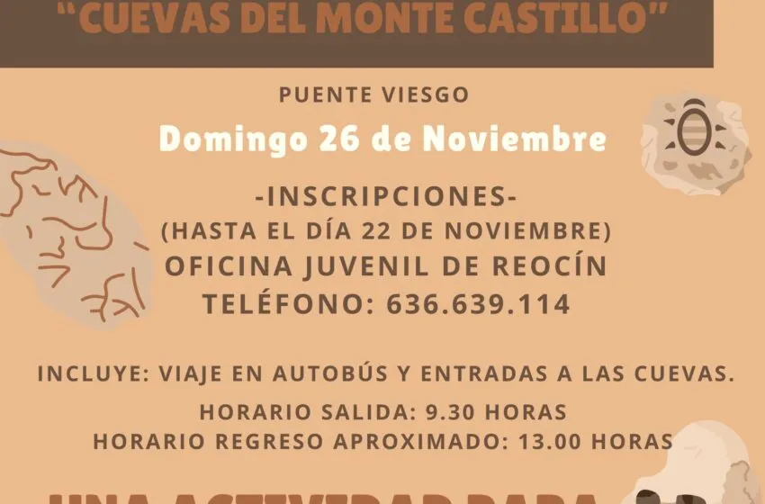  Visita gratuita a las Cuevas del Monte Castillo el 26 de noviembre