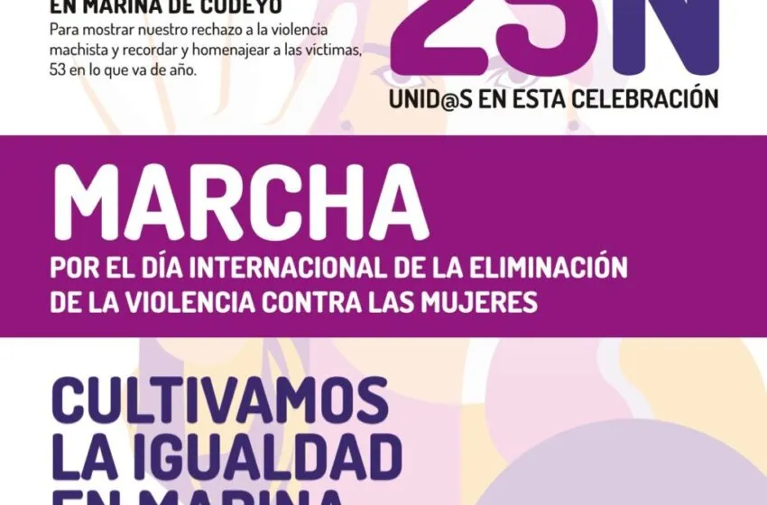  Marina de Cudeyo contra la violencia hacia las mujeres