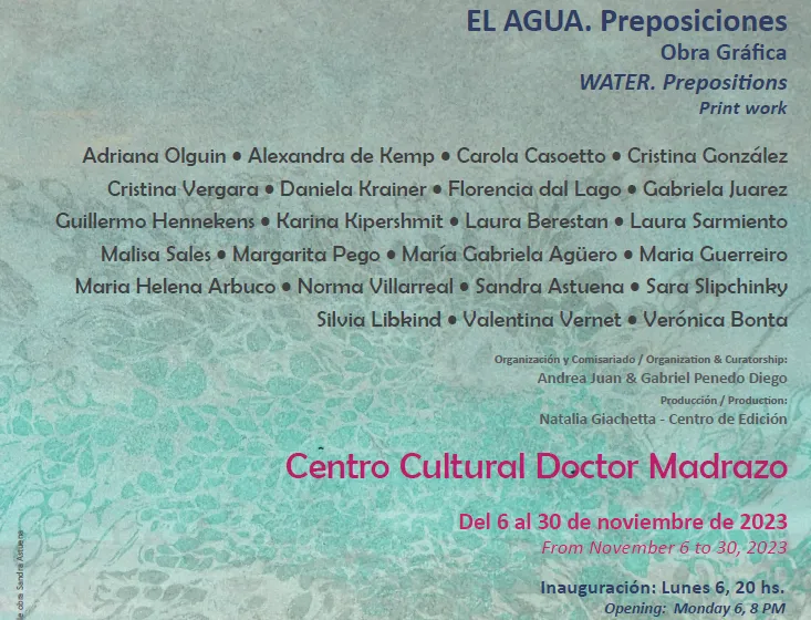  El Doctor Madrazo acoge desde hoy la exposición colectiva ‘Miradas. El agua. Preposiciones’