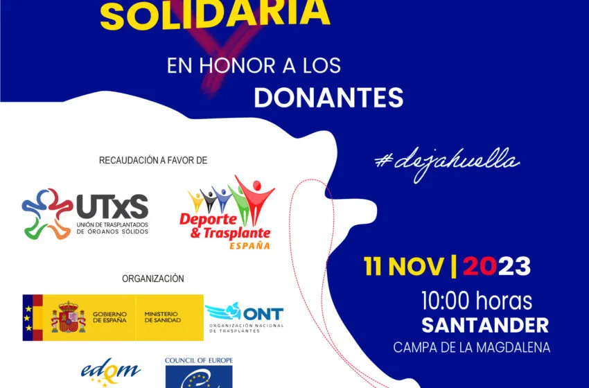 Las playas de Santander acogerán el próximo sábado la Marcha en Honor a los Donantes