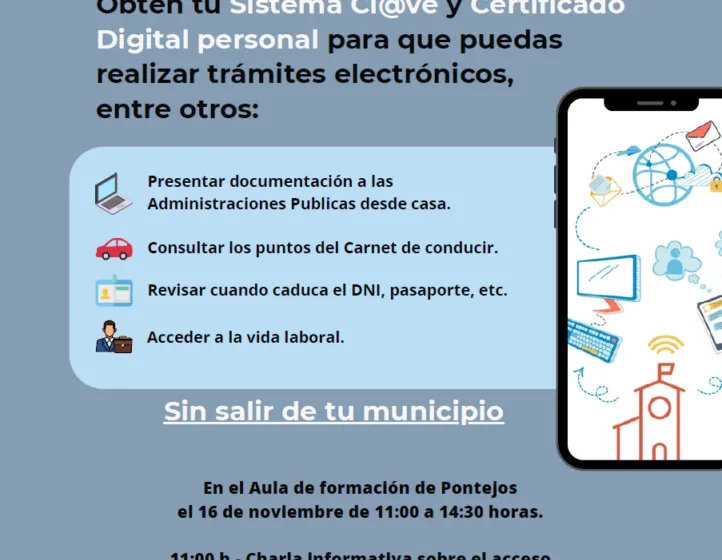  Charla sobre certificados digitales y sistema Cl@ve