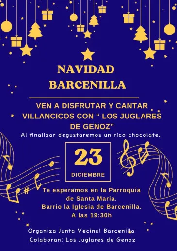  Los vecinos de Barcenilla cantarán este sábado a la Navidad con ‘Los Juglares de Genoz’ en la Iglesia de la localidad