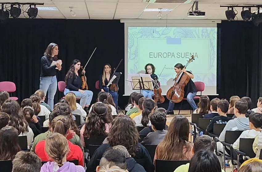 Noticias de Cantabria | El Cántabro | El proyecto ‘Europa Suena’ recala en los centros escolares de Santa Cruz de Bezana