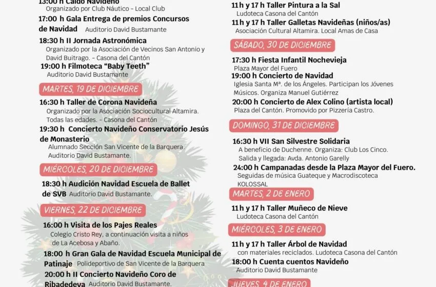 PROGRAMACIÓN NAVIDEÑA 2023-24