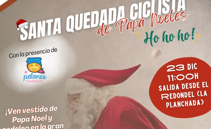 UNA MARCHA CICLISTA DE PAPÁ NOELES INVADIRÁ ASTILLERO