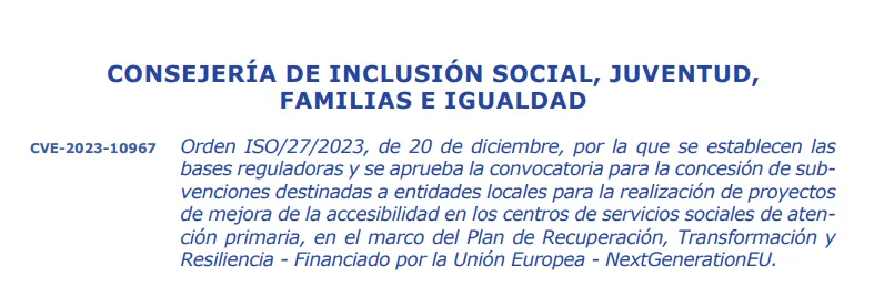 Noticias de Cantabria | El Cántabro | El Gobierno convoca ayudas para que los municipios mejoren la accesibilidad a los servicios sociales