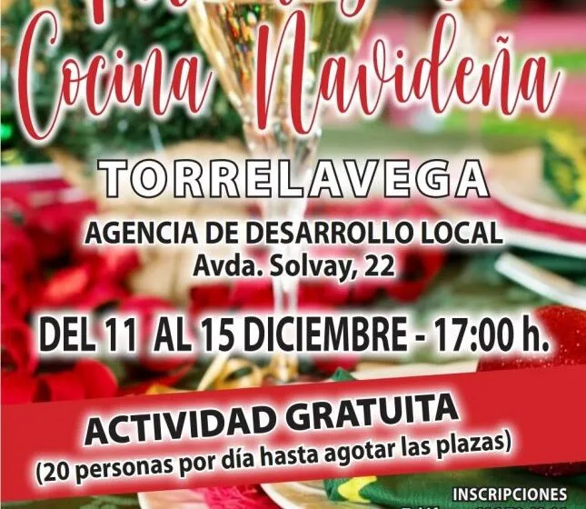  Talleres de cocina navideña en el Centro de Formación Municipal de Barreda