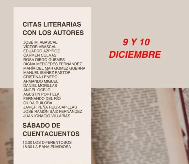  Torrelavega celebra el I Festival de Letras los días 9 y 10 de diciembre