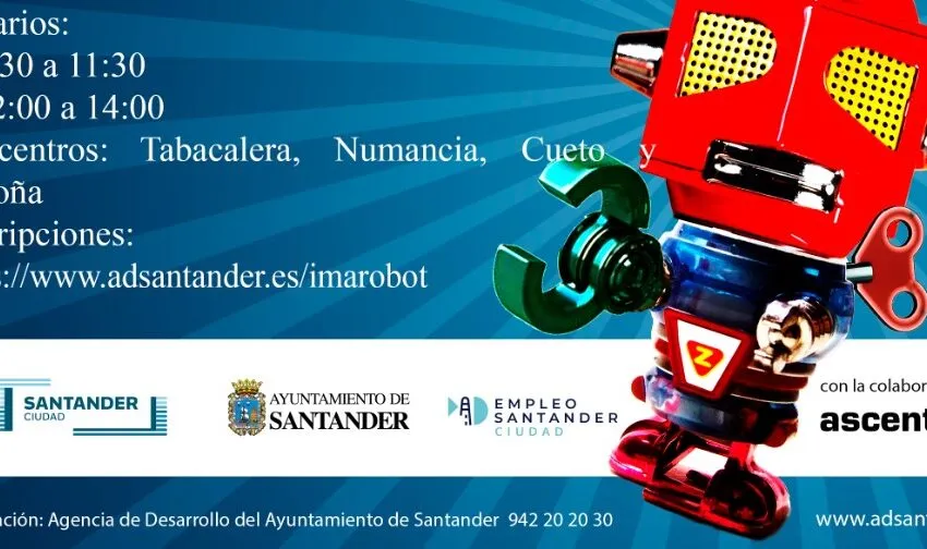  Santander organiza 12 talleres de programación y robótica para escolares durante la Navidad