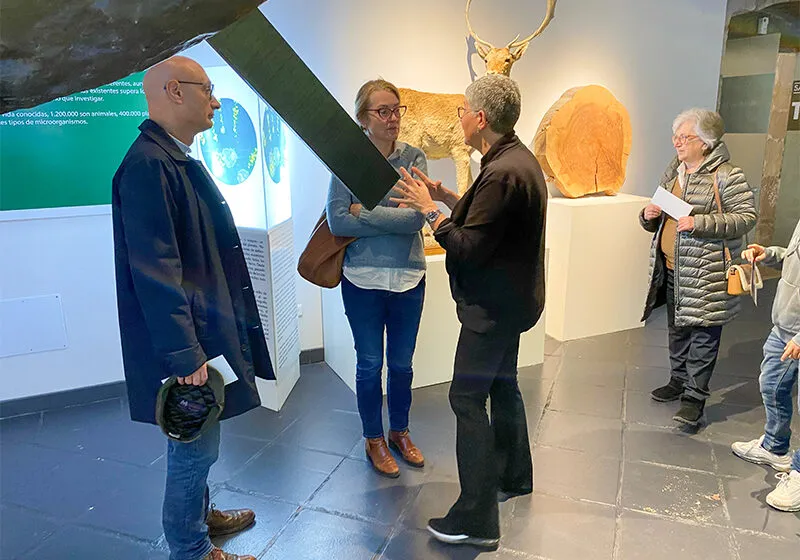  La intervención de José Cobo ‘El retorno infinito’ se puede visitar durante el mes de diciembre en el Museo de la Naturaleza