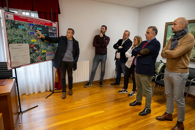  Media inaugura la renovación de la línea de abastecimiento de agua de Puente Viesgo que ha supuesto una inversión de 564.707 euros