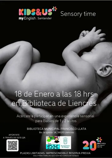 Noticias de Cantabria | El Cántabro | Las bibliotecas municipales de Liencres y Mortera, sedes de talleres sensoriales en inglés dirigidos a familias con niños de 1 y 2 años