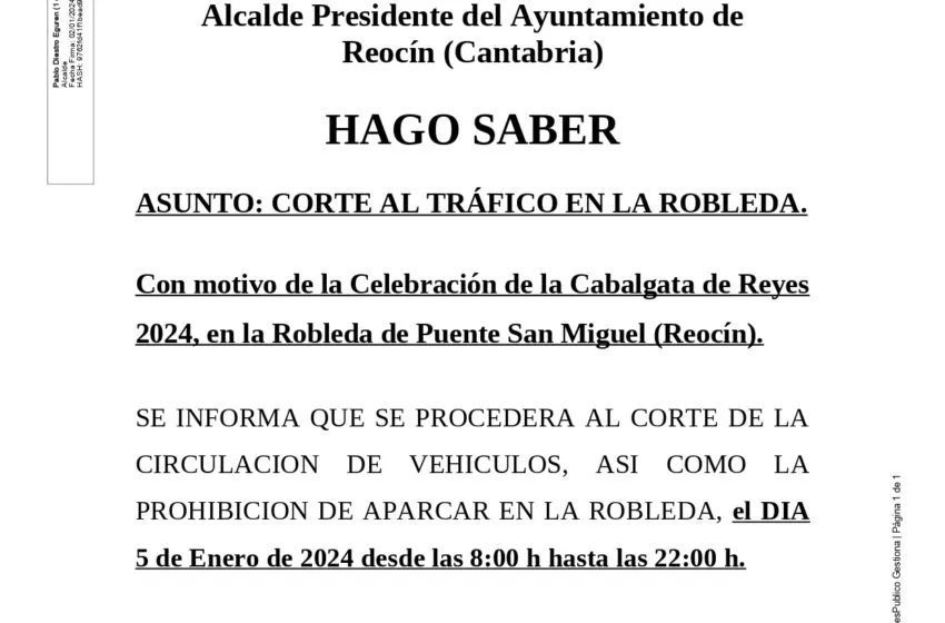  Bando Cabalgata de Reyes