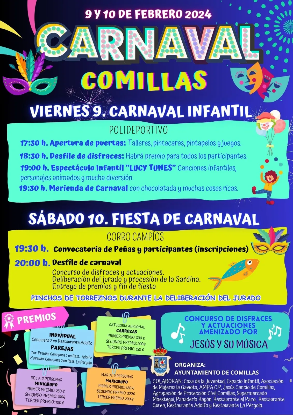 Noticias de Cantabria | El Cántabro | El Carnaval en Comillas se celebrará los días 9 y 10 de febrero con concurso de disfraces y diversión para toda la familia