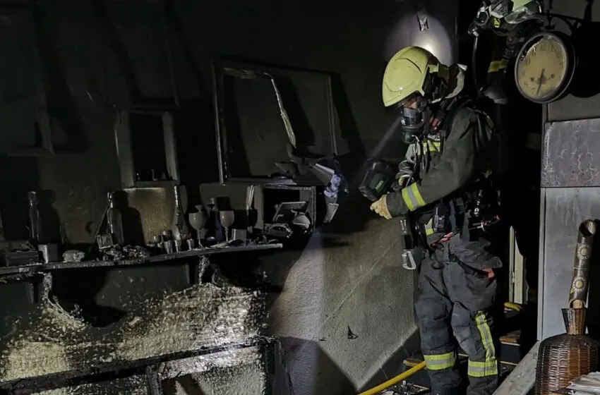 Incendio de vivienda en Mataporquera