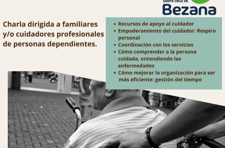  El Ayuntamiento organiza una charla informativa dirigida a familiares y cuidadores de personas dependientes