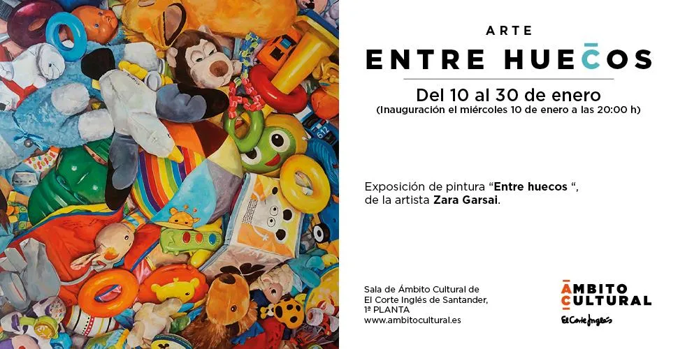 Noticias de Cantabria | El Cántabro | Zara Garsai expone en la Sala Ámbito Cultural de El Corte Inglés de Santander