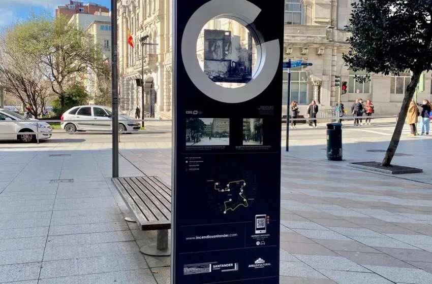  El Ayuntamiento renueva los tótems de la ‘Ruta del Incendio’, en el Anillo Cultural