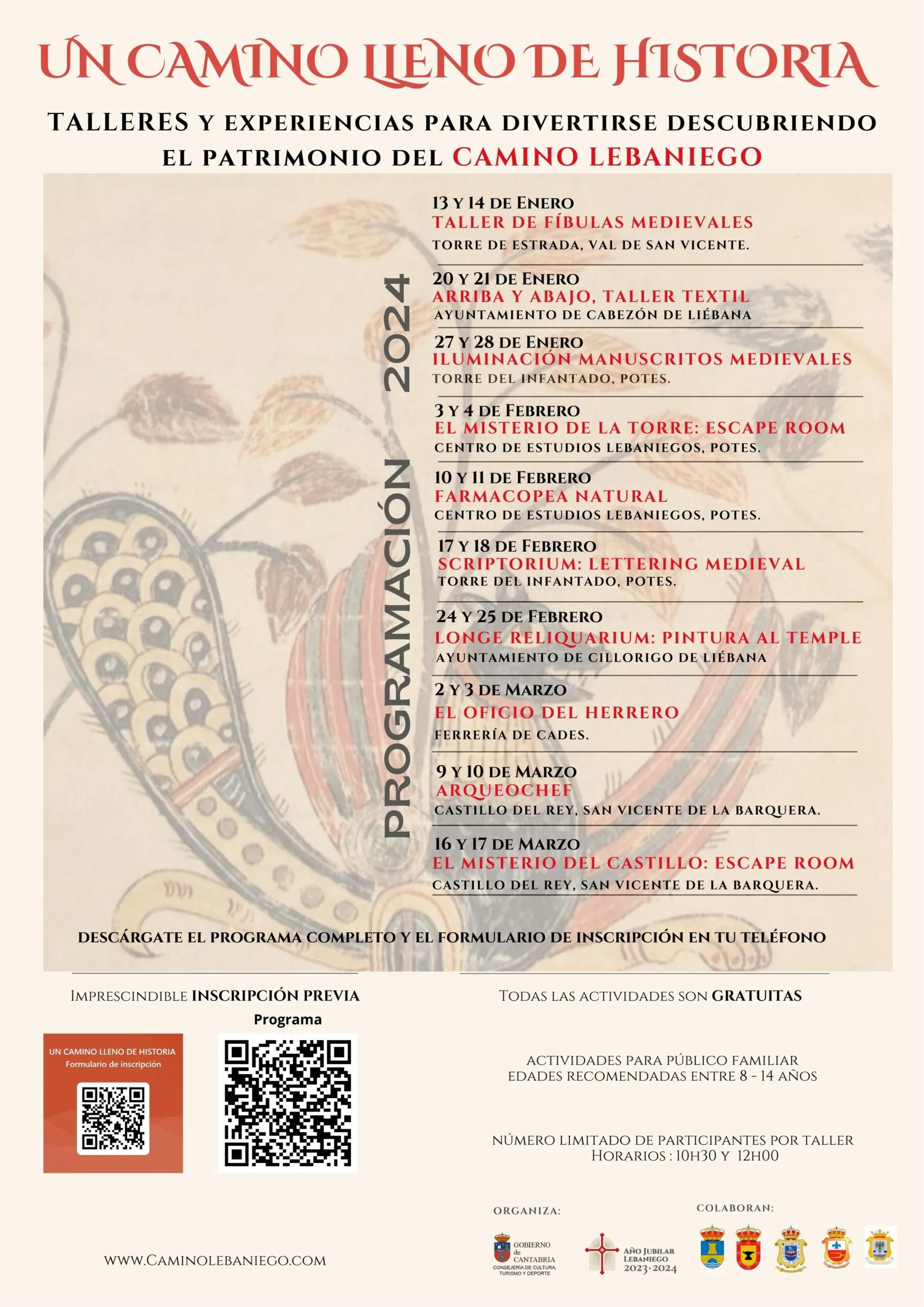 Noticias de Cantabria | El Cántabro | La Fundación Camino Lebaniego arranca este fin de semana un ciclo de diez talleres y experiencias para descubrir el patrimonio de esta vía de peregrinación que celebra su Año Jubilar Lebaniego