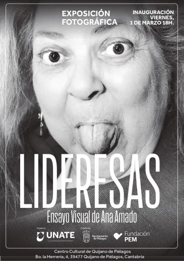  Las “Lideresas” de Ana Amado recalarán desde este viernes en el  Centro Cultural Quijano del Ayuntamiento de Piélagos