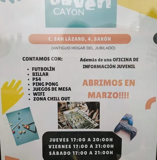  La Casa Joven abre en marzo con juegos, actividades e información juvenil