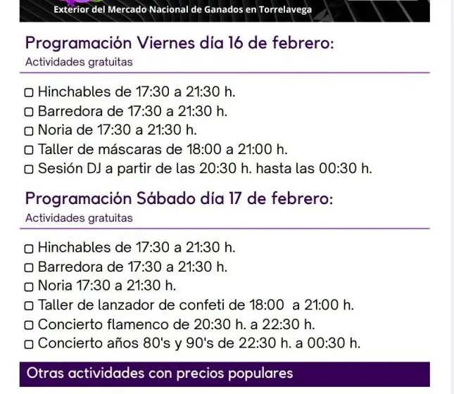  Segundo fin de semana de Carnaval en Torrelavega