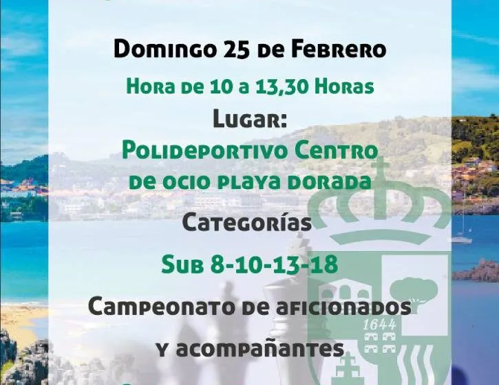  Noja acogerá el 25 de febrero el Campeonato de Ajedrez de Jóvenes