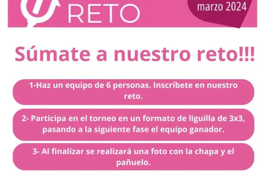 El Ayuntamiento anima a participar en la iniciativa Mi Triple Reto contra el cáncer de mama