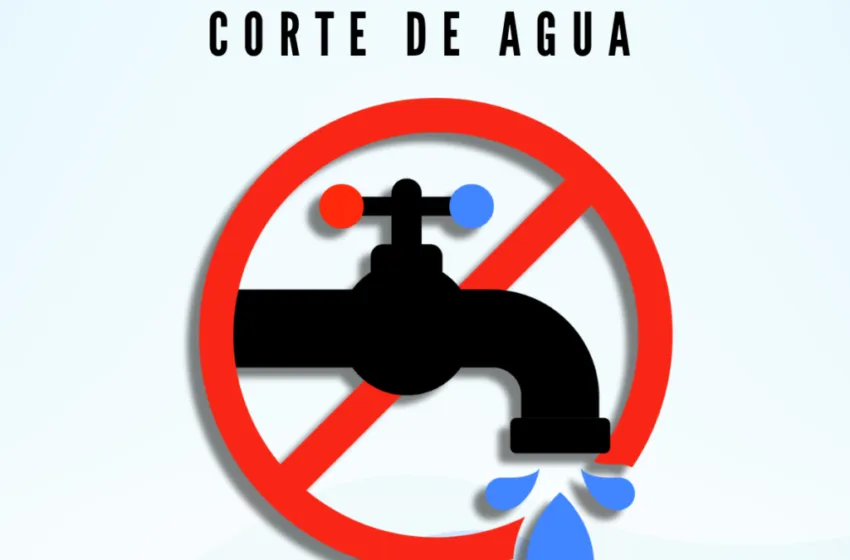  Aviso: corte de agua
