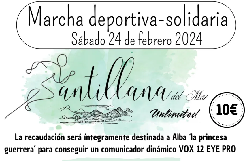  Santillana organiza una marcha deportiva que recaudará fondos para una niña del municipio con una enfermedad rara