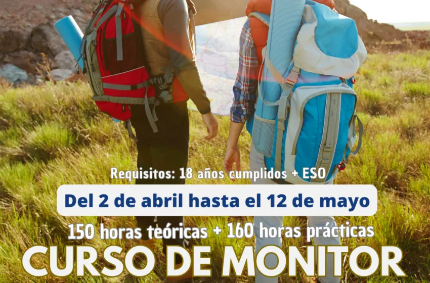  Abiertas las inscripciones para dos nuevos cursos de monitor y auxiliar de tiempo libre