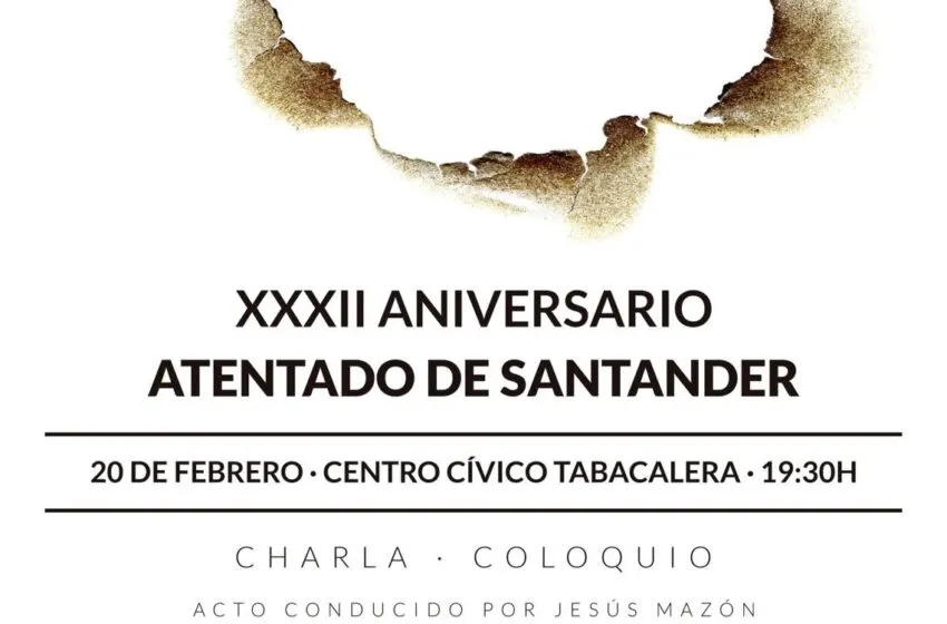  Santander recuerda a las víctimas del terrorismo en el 32 aniversario del atentado de La Albericia