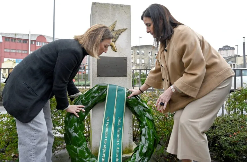  Santander recuerda con una ofrenda floral el XXXII aniversario del atentado de ETA en La Albericia