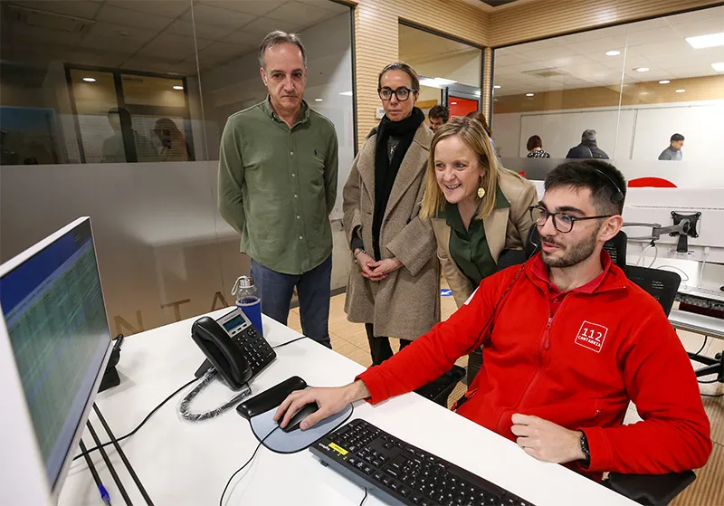  El 112 atendió en 2023 un total de 317.964 llamadas y coordinó 80.012 intervenciones de emergencia